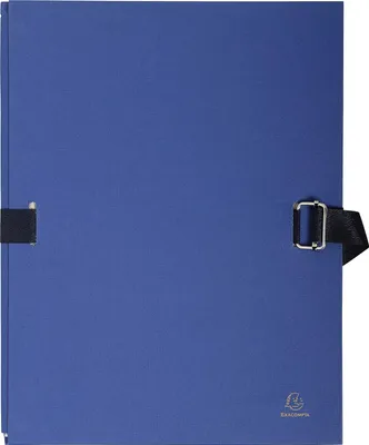 Produktbild von EXACOMPTA Dokumentenmappe DIN A4 Karton dunkelblau