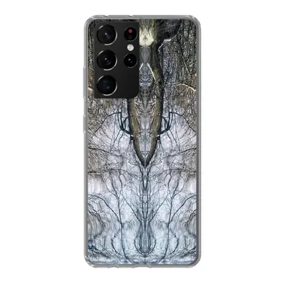 Produktbild von MuchoWow® Handyhülle Schutzhülle Hülle für Samsung Galaxy S21 Ultra Baum - Kunst - Psychedelisch Silikon Softcase Handy Hülle - Mobiltelefon