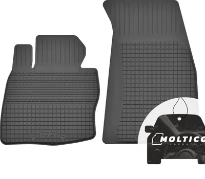 Produktbild von Vorne Gummimatten mit Rand Auto Fußmatten Gummi Automatten Passgenau 2-teilig Set - passend für Hyundai Tucson III ab 2015