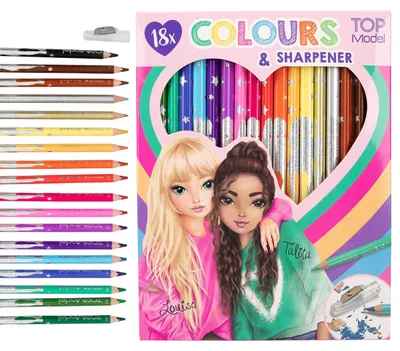 Immagine prodotto di Depesche TOPModel 18 matite colorate con temperino
