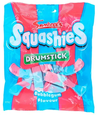 Produktbild von Swizzels Squashies Drumstick Bubblegum 120g