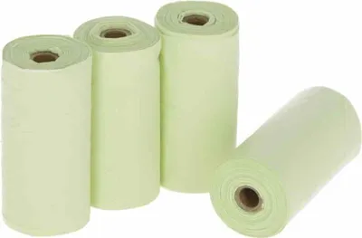 Immagine prodotto di Sacchetti per escrementi 4 rotoli x 15 pezzi, biodegradabili, Kerbl