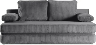Produktbild von BETTSO Stilvolles CORINA Sofa mit Schlaffunktion Grau