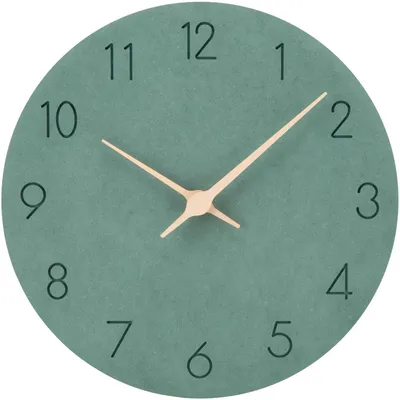Image de Horloge murale en bois, 30 cm, horloge silencieuse pour la maison et le bureau