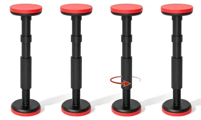 Teleskop-Stützstangen 4er-Set, 18-44 cm, bis 200 kg, verstellbar