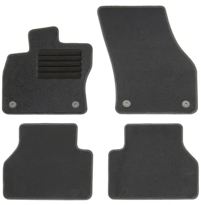 Fußmatten-Set für VW Caddy 5 SB, 11/2020-, 4-teilig, Schwarz