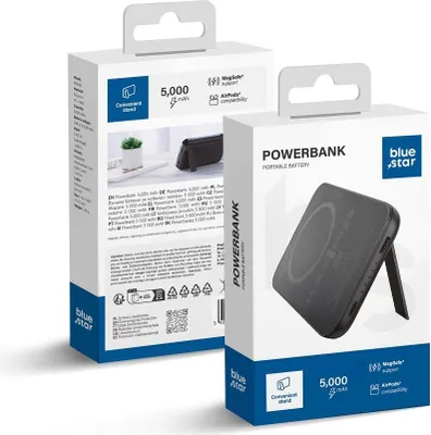 Immagine prodotto di Powerbank 5000 mAh compatibile con MagSafe 2A 5W W0553 nero
