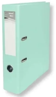 Produktbild von Ordner A4 mit 7,5 cm Ringmechanismus, mintgrün, pastellfarben - Penword