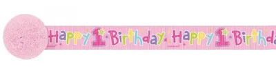 Produktbild von 1. Geburtstag Mädchen Kreppband