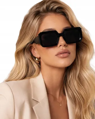 Produktbild von Quadratische Sonnenbrille OKP005CZ mit UV400 Polarisation
