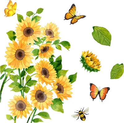 Produktbild von Sonnenblumen-Schmetterlinge Toilettenaufkleber, abnehmbar, selbstklebend, wasserdicht, PVC, Wohnzimmer, Wandkunst, Badezimmer, Toilettendeckel, Dekoration, Aufkleber