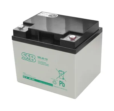 Zdjęcie produktu dla SSB SBL40-12i 12V 40Ah akumulator ołowiowy AGM akumulator ołowiowo-żelowy