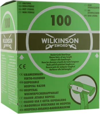 Produktbild von Wilkinson Einwegrasierer - 100 Stück, hygienisch einzeln verpackt