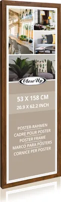 Produktbild von Posterrahmen 53 x 158 cm Holzdekor Eiche