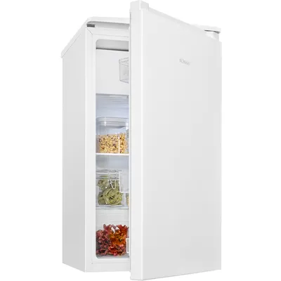 Produktbild von Bomann Kühlschrank mit Gefrierfach | 91L | Kühlschrank klein | 2 Ablagen | Gemüsefach | Mini Kühlschrank | Kühlschrank schwarz | KS 7254 weiß
