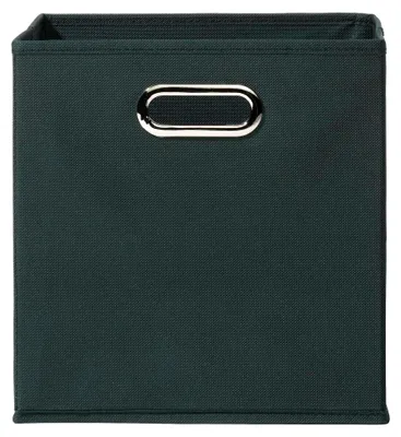 Produktbild von Aufbewahrungsbox - 27 x 27 cm - Dunkelgrün - Vlies - faltbar