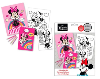 Produktbild von Disney Minnie Fä rbeset mit Aufklebern