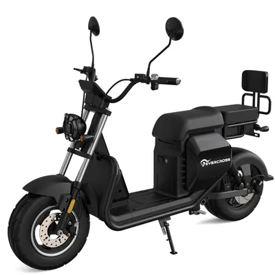 Produktbild von EVERCROSS  TECH Elektromoped -60V/30Ah Lithium Batterie & 2000 Watt Super Powerful Motor -bis zu 85KM Reichweite, 45 km/h,Straßenzulassung Motorroller