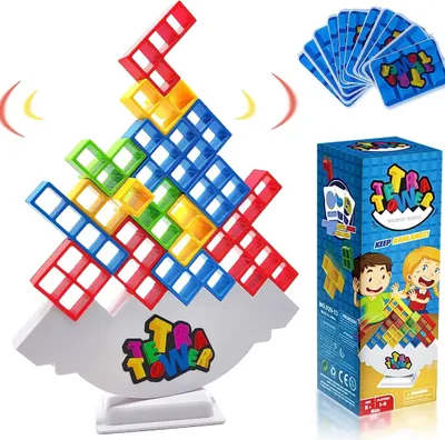 Produktbild von Sofistar Balance Tower, Gruppenspiel für Kinder und Erwachsene (32 Teile)
