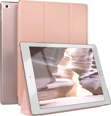 Produktbild von EAZY CASE Smartcase für Apple iPad 5 / 6 (2017/2018) / Air 1 / Air 8 Tabletcase Bookcover Smart Flipcase magnetisch Rosa