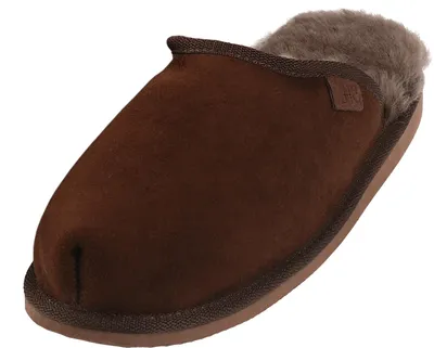 Produktbild von Extra dicke Lammfell Pantoffeln für Herren