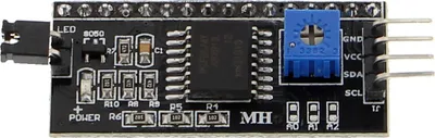 Produktbild von HD44780 I2C Adapter Modul für 1602/2004 LCDs