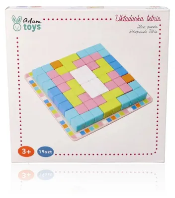 Productafbeelding van Houten vouwspel TETRIS - 19 stuks, Adam Toys