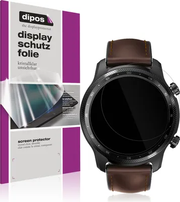 Produktbild von 5x Schutzfolie für Ticwatch Pro 3 Ultra klar Displayschutzfolie Folie Display Schutz dipos