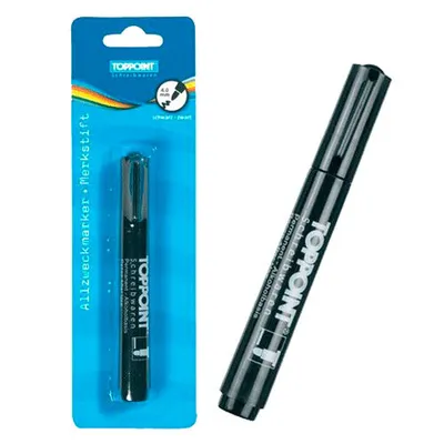 Image de STYLEX Marqueur indélébile - 4 mm - noir