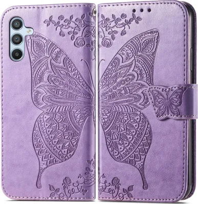 Produktbild von Samsung Galaxy A56 Hülle - Coverup Schmetterling Klapphülle - Violett