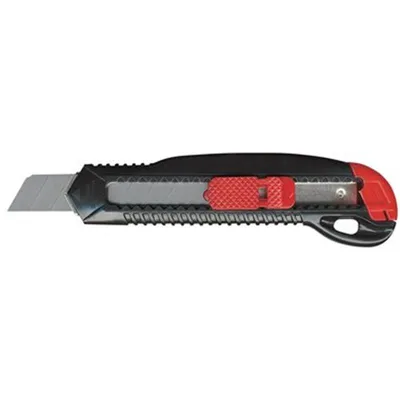 Produktbild von Cutter 18mm Stahl schwarz/rot 18mm Stahl schwarz/rot