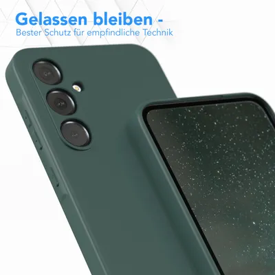 Produktbild von EAZY CASE - TPU Hülle für Samsung Galaxy A55, TPU Case stoßfeste Handyhülle, weiches Cover mit Kameraschutz, Silikonhülle in Grün