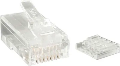 Produktbild von StarTech.com Cat6 RJ45 Litzen Modular Steckverbinder - 50 Pack, RJ-45, Transparent, Gold, 72 g, 50 Stück(e), 126 mm