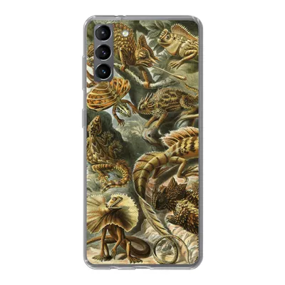 Produktbild von MuchoWow® Handyhülle Schutzhülle Hülle für Samsung Galaxy S21 Plus Lacertilia - Alte Meister - Kunst Silikon Softcase Handy Hülle - Handy-Tasche