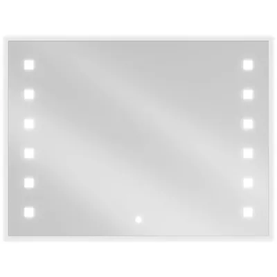 Zdjęcie produktu dla Mexen Ner lustro łazienkowe podświetlane 80 x 60 cm, LED 6000K, antypara - 9809-080-060-611-00
