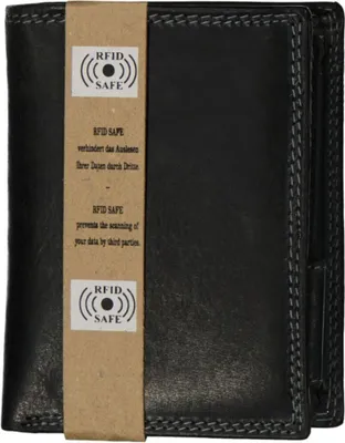 Produktbild von Geldbörse aus echtem Leder für Karten und Bargeld