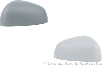 Produktbild von Johns, Spiegelkappe passend für Smart Fortwo/Forfour -453 07/14- Set links & rechts 963730986R 4538110301 4538115900 963739305R A4538115900 963749227