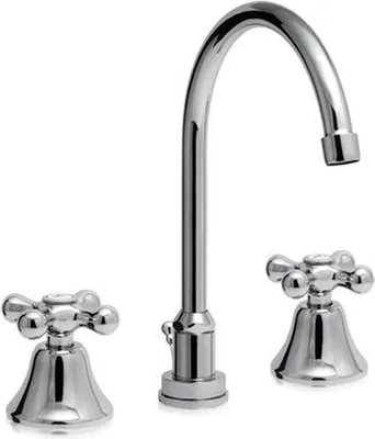 Produktbild von Demm Waschtischarmatur, 3 Loch, Sterling Nostalgie, Gold, 225 x 1.024.D