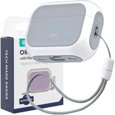 Image de Étui hybride Esr Orbit pour Airpods Pro, Magsafe (blanc)