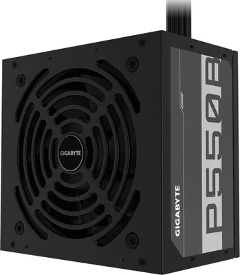 Zdjęcie produktu dla Zasilacz do komputera Gigabyte P550B 550W 80+ Bronze 120 mm Czarny