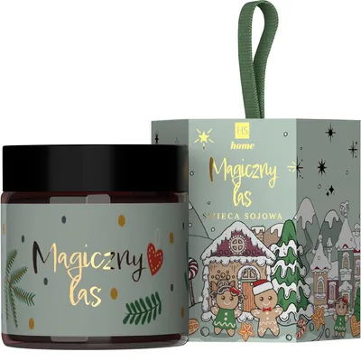 Zdjęcie produktu dla HiSkin Świeca sojowa Magiczny Las, 100 g