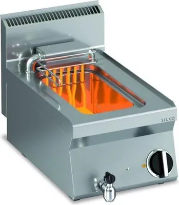 Obrázek produktu pro Elektrická stolní fritéza s objemem 10 litrů - nerezová ocel, 9 kW, 400 V