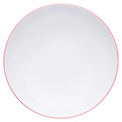 Produktbild von Thun 1794 Tom, tiefer Teller, rot gestreift, 20 cm, Porzellan, Thun