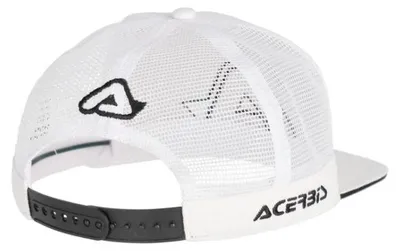 Produktbild von ACERBIS Cap C Logo - Weiß/Schwarz