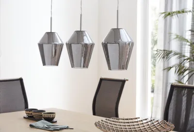 Produktbild von EGLO Murmillo, Flexible Halterung, Schwarz, Chrom, Transparent, Schwarz, Transparent, Glas, Stahl, Glas, Drinnen