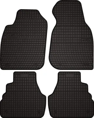Obrázek produktu pro Gumové autokoberce pro na míru pro Audi A6 C5 (1997-2005, avant, kombi, sedan, quattro, allroad) černé, sada 4 ks, s úchyty