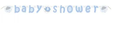 Produktbild von Baby Shower Elefant Junge Girlande