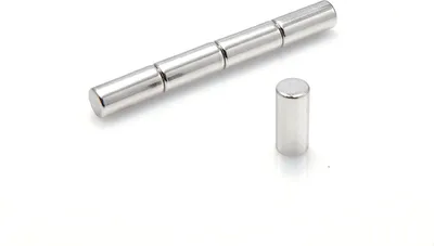 Image de Aimants néodyme 6,4 x 14 mm 10 pièces mm N38, extrêmement puissants, tableaux magnétiques, réfrigérateurs, tableaux blancs, bricolage