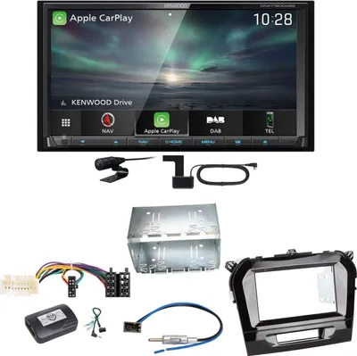 Produktbild von Kenwood DNX-7190DABS Android Auto Carplay DAB+ CD Einbauset für Suzuki Vitara LY
