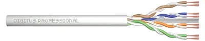 Immagine prodotto di DIGITUS CAT 6A U/UTP Twisted Pair Roh-Patchkabel,100m,grau
